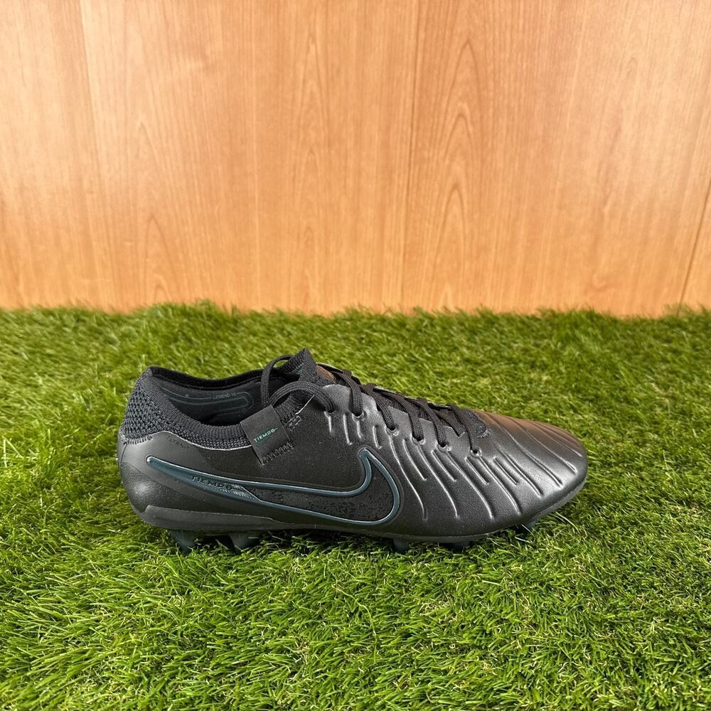 Nike Tiempo Legend 10 Elite FG Black Soccer Cleats DV4328-002 Men’s Size 8 - Picture 2 of 8